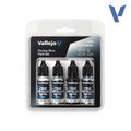 Vallejo True Metallic Metal: Paint Set - Sterling Silver (4)