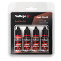 Vallejo Game Color: Paint Set - Dark Skin (4)