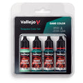 Vallejo Game Color: Paint Set - Turquoise (4)