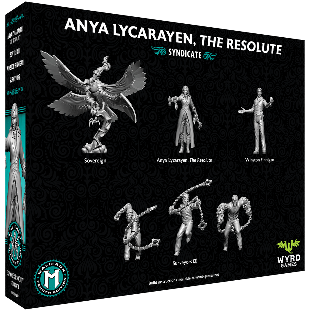 Malifaux 4E: Explorer's Society - Anya Lycarayen, The Resolute