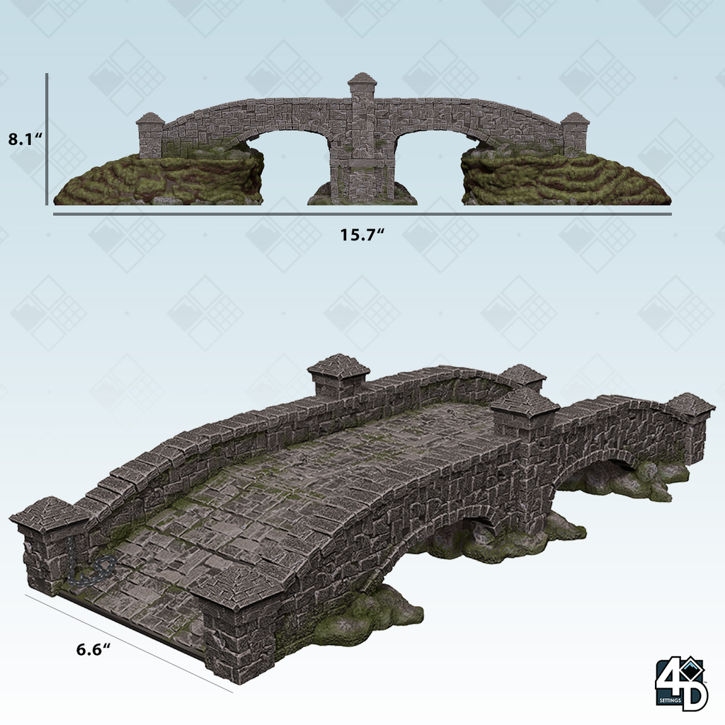 4D Settings: Stone Bridge