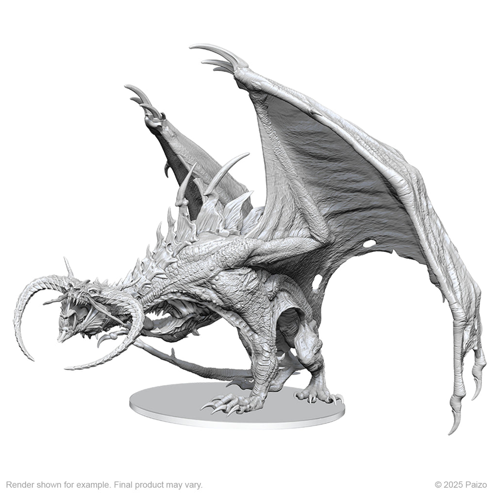 Pathfinder: Battles Deep Cuts - Diabolic Dragon Boxed Miniature - Unpainted