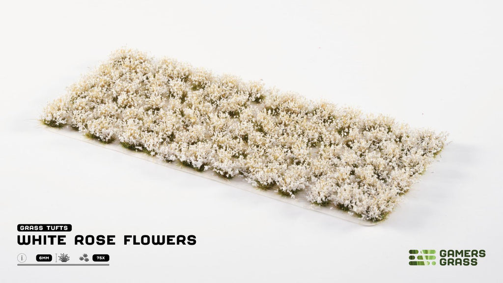Gamers Grass | Flower Tuft Set | White Rose
