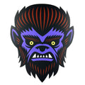 Wolf Man Head Sticker