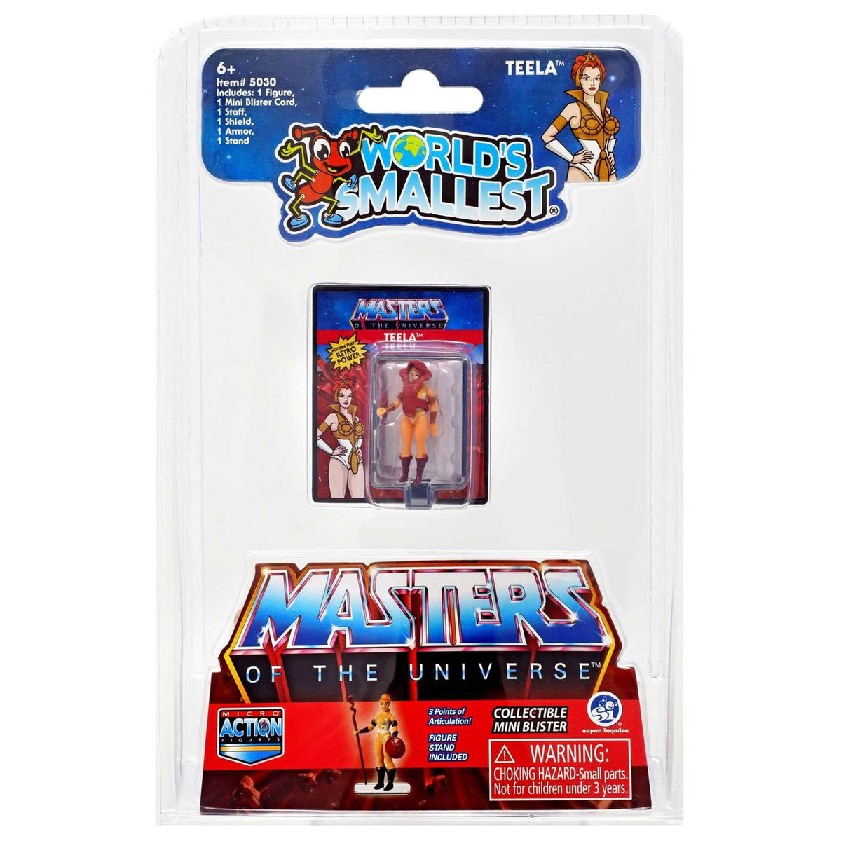 World’s Smallest: Masters of the Universe Micro Figures Series 2 - Teela