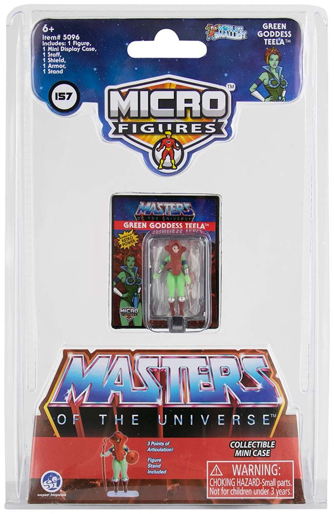 World’s Smallest: Masters of the Universe Micro Figures Series 2 - Green Goddess Teela