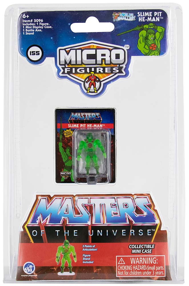 World’s Smallest: Masters of the Universe Micro Figures Series 2 Slime Pit He-Man