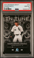 Graded 2024 Topps Bowman Draft Hagen Smith #IT4 In Tune Rookie RC Baseball Card PSA 10 Gem Mint
