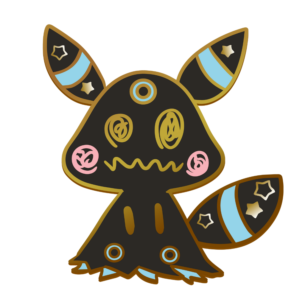 Pokemon: Mimikyu Shiny Umbreon Enamel Pin