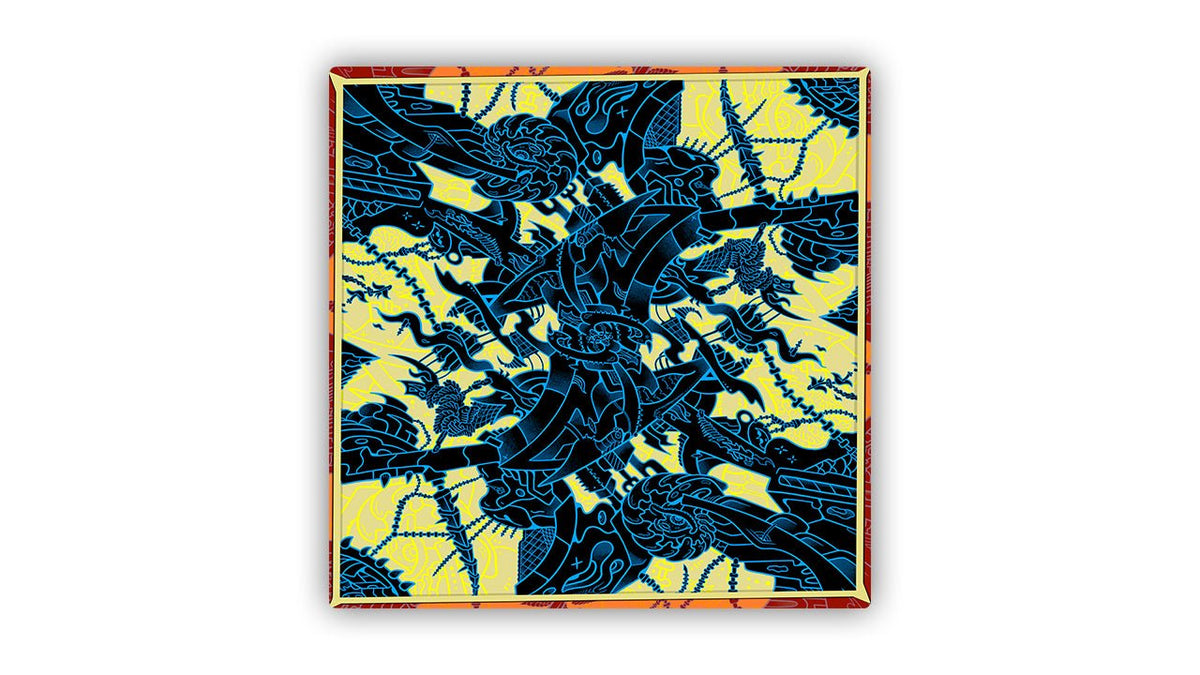 Auto Mat Grainlur Black 2 Player Cloth Playmat