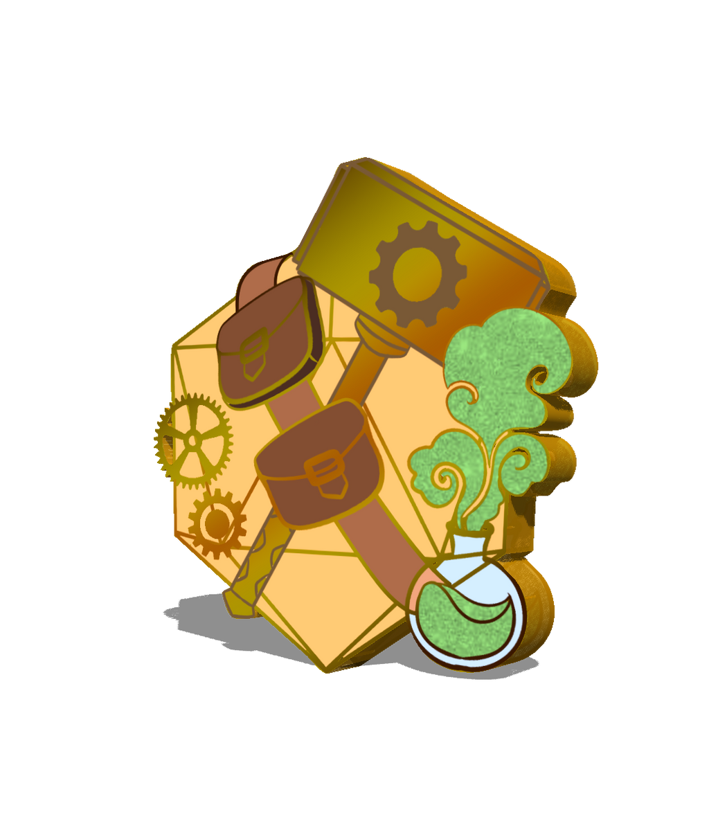 Dungeons & Dragons Role: Artificer Enamel Pin