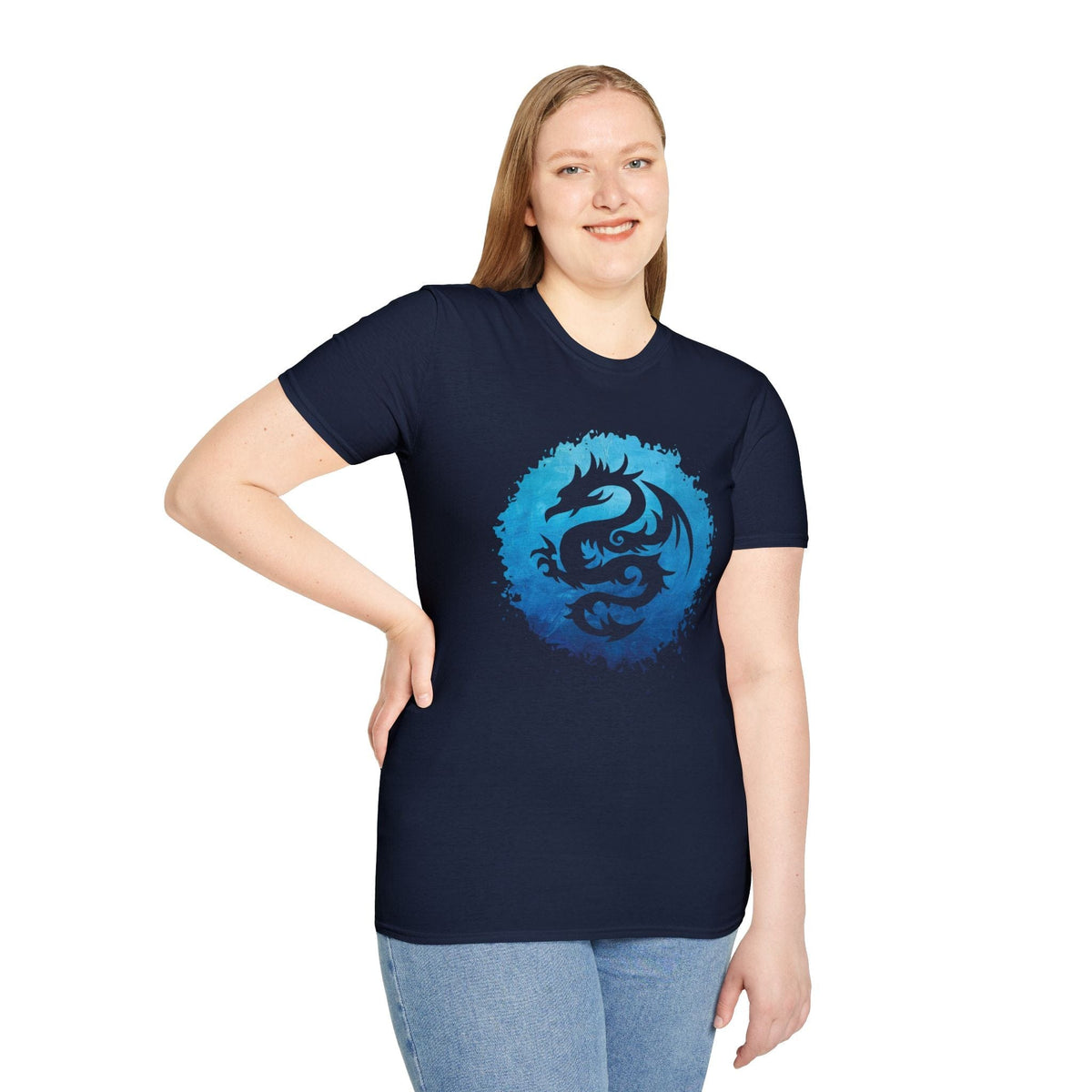 Blue Dragon Silhouette T-Shirt