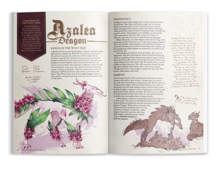 The Field Guide to Floral Dragons: Explorer's Box Set (5e D&D)