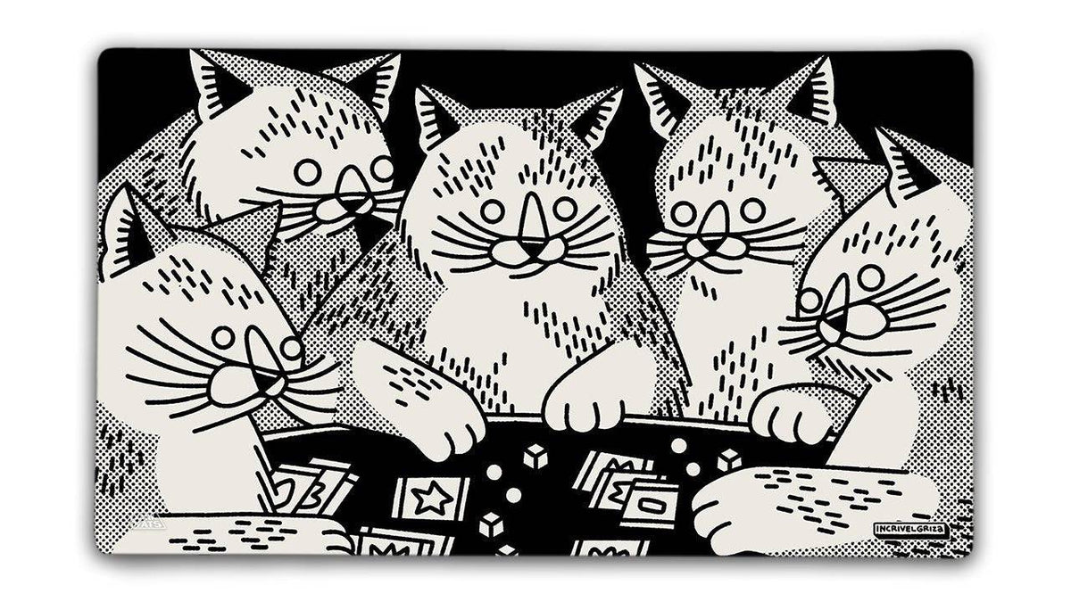 Cat Game Night Playmat