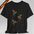 Celestial Dragons and Stars Kids T-Shirt