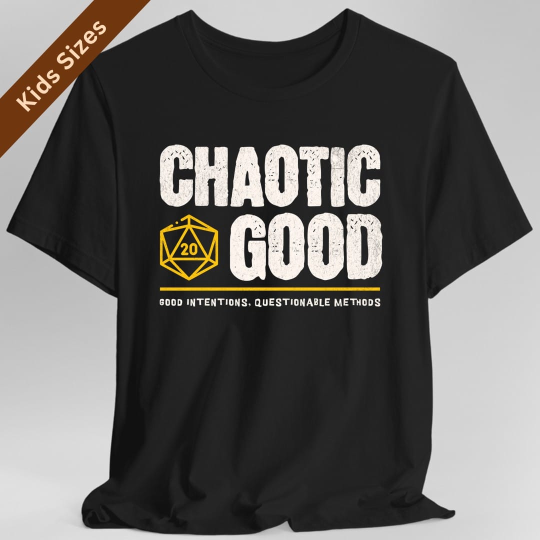 Chaotic Good Shirt - D&D Alignment Kids T-Shirt