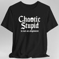 Chaotic Stupid Is Not An Alignment T-Shirt