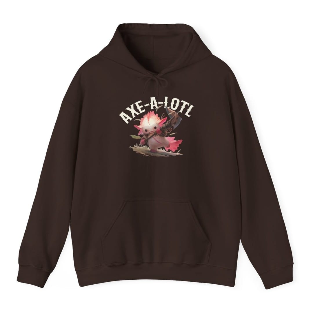 Axe-A-Lotl Funny Axolotl D&D Hoodie