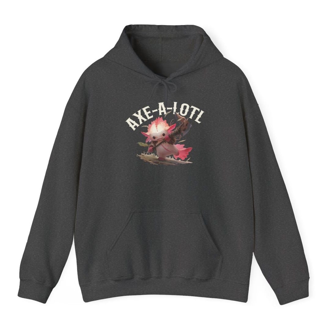 Axe-A-Lotl Funny Axolotl D&D Hoodie