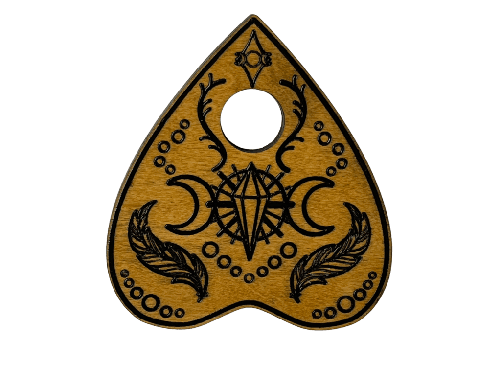 Medium Crow & Crystal Spirit Board - Black