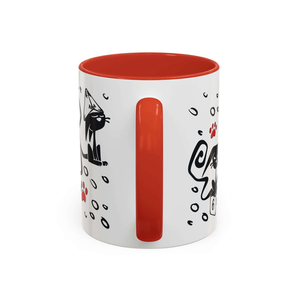 D&D Cat Dice Mug