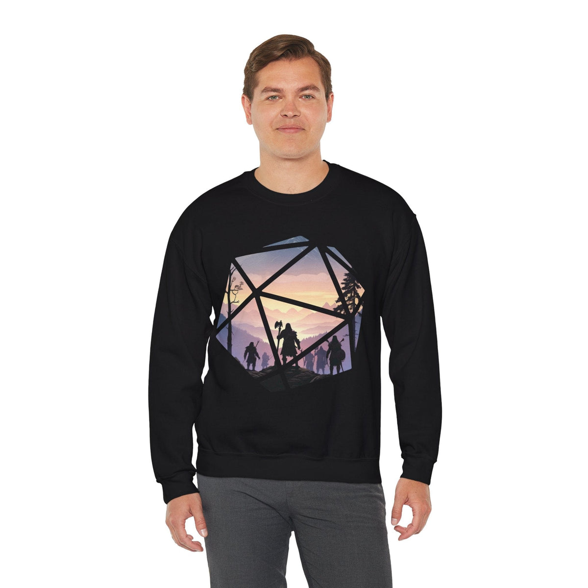 D&D D20 Landscape Sweatshirt