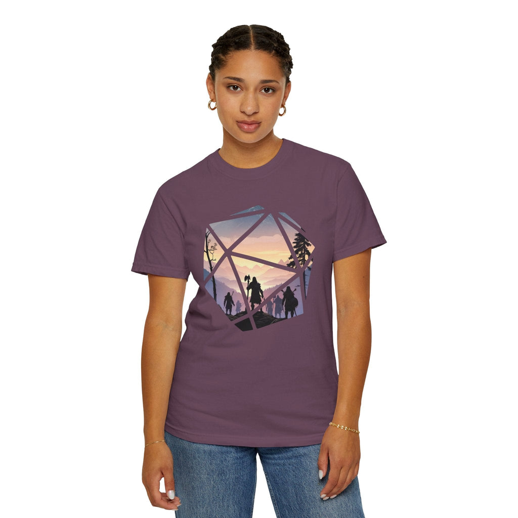 D&D D20 Landscape T-shirt - Comfort Colors