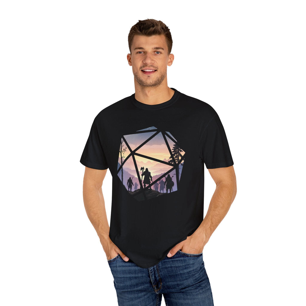 D&D D20 Landscape T-shirt - Comfort Colors
