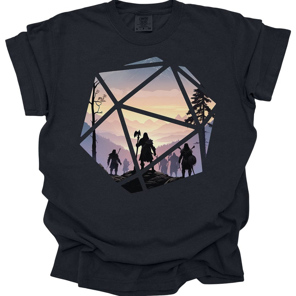 D&D D20 Landscape T-shirt - Comfort Colors