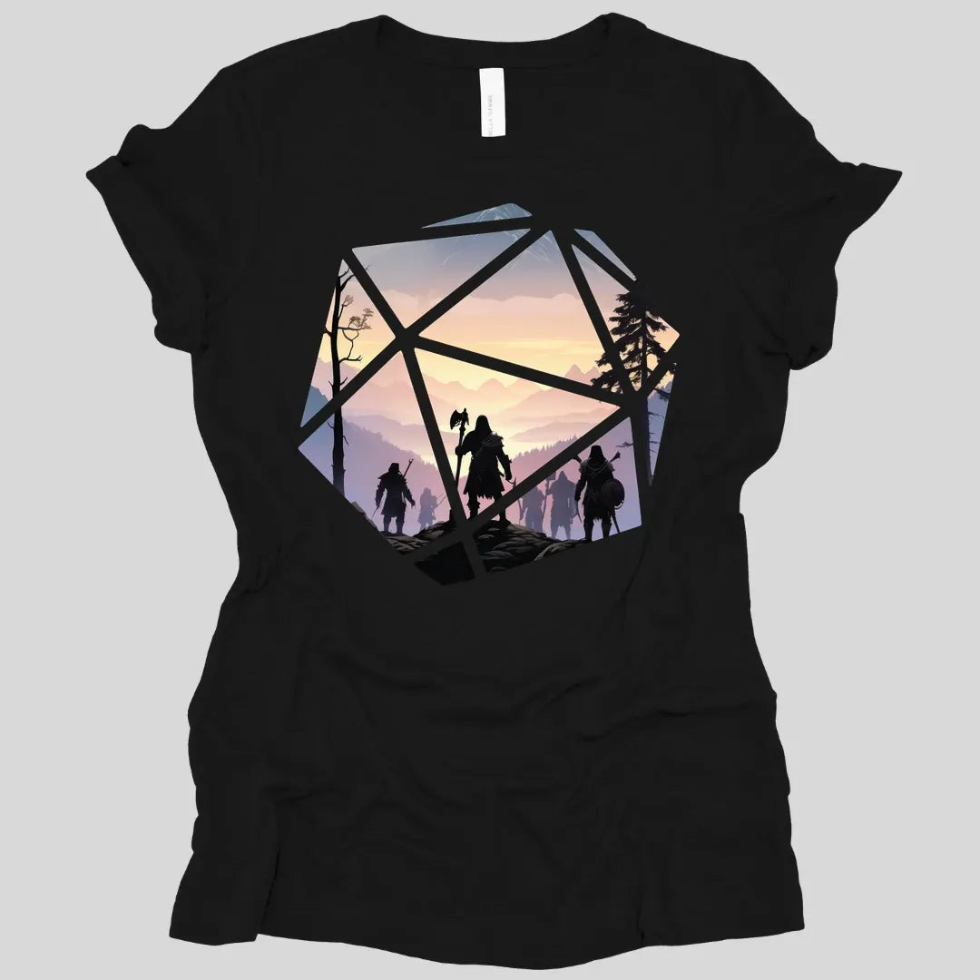 D&D D20 Landscape Women's T-shirt