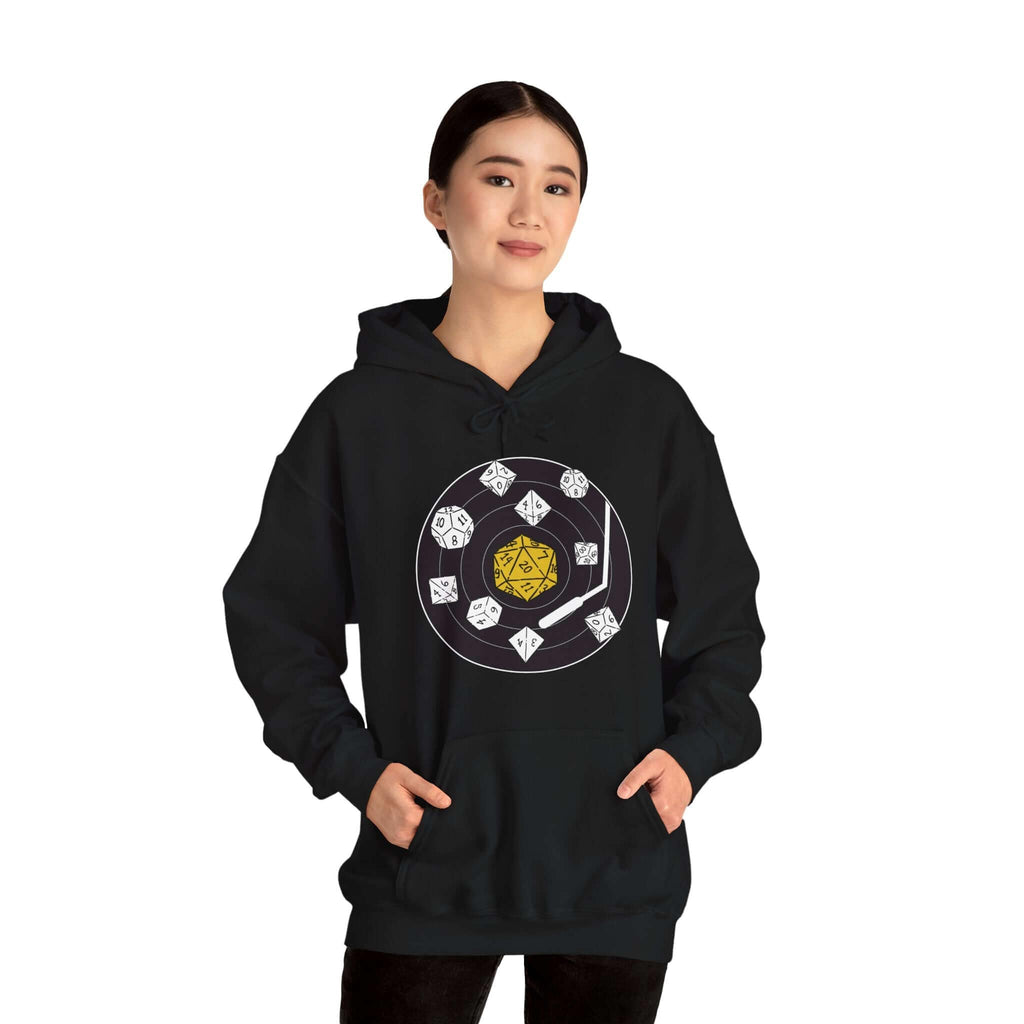 D&D Dice Record Vinyl Hoodie