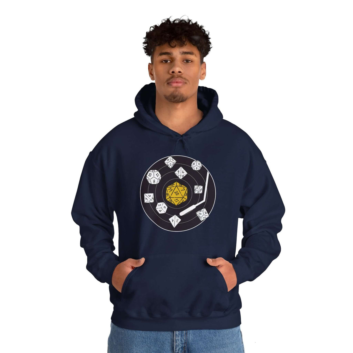 D&D Dice Record Vinyl Hoodie