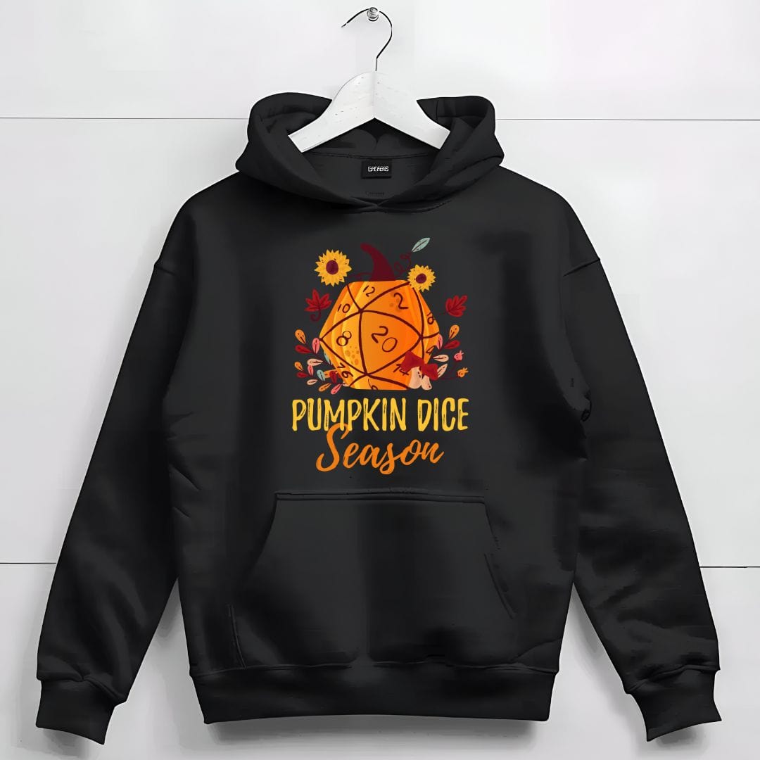 D&D Hoodie Pumpkin Dice Season