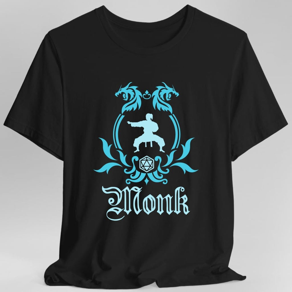 D&D Monk Class Simple Emblem T-Shirt