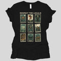 D&D Monsters Respect the Locals Stamp Women's T-shirt