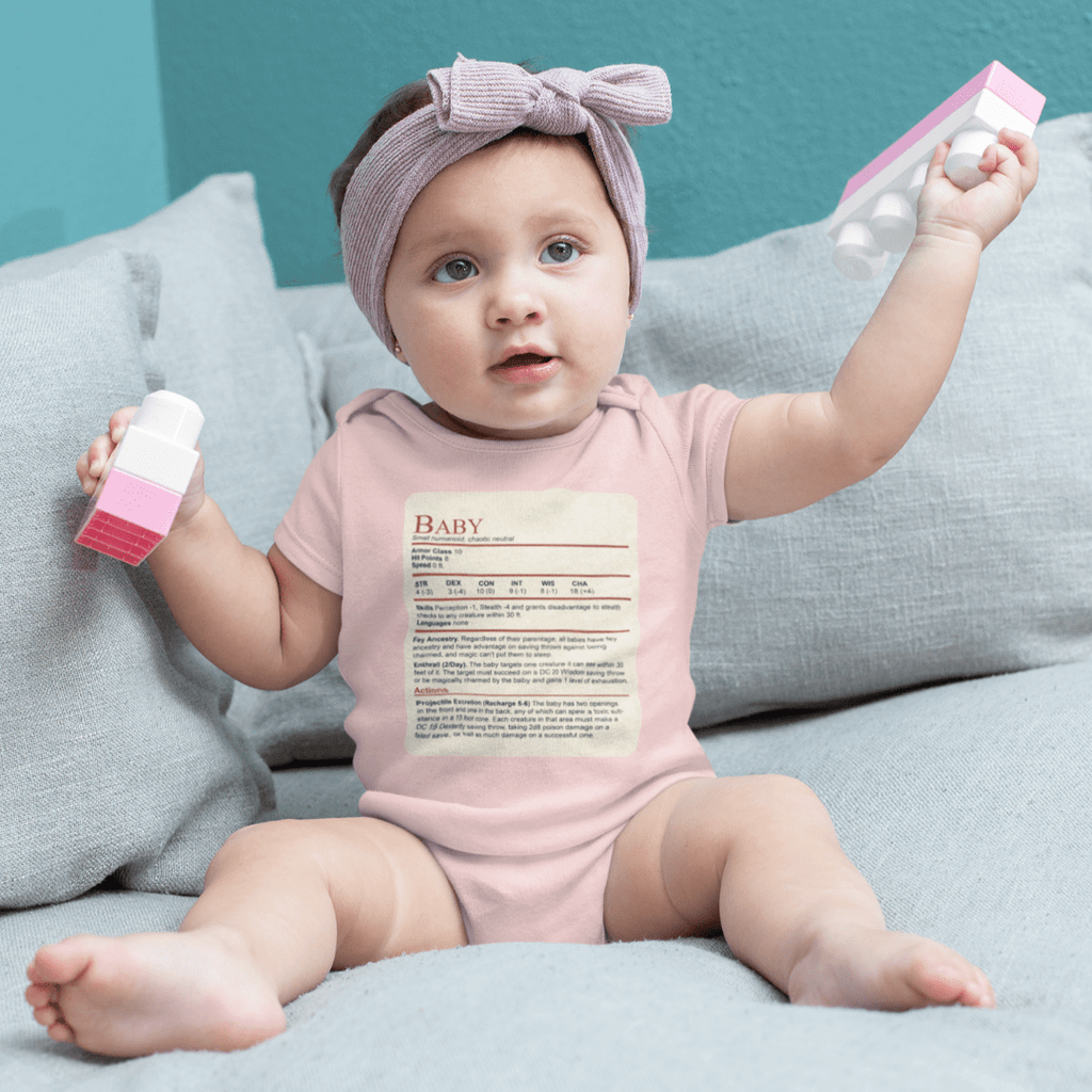D&D Onesie Baby Stat Block