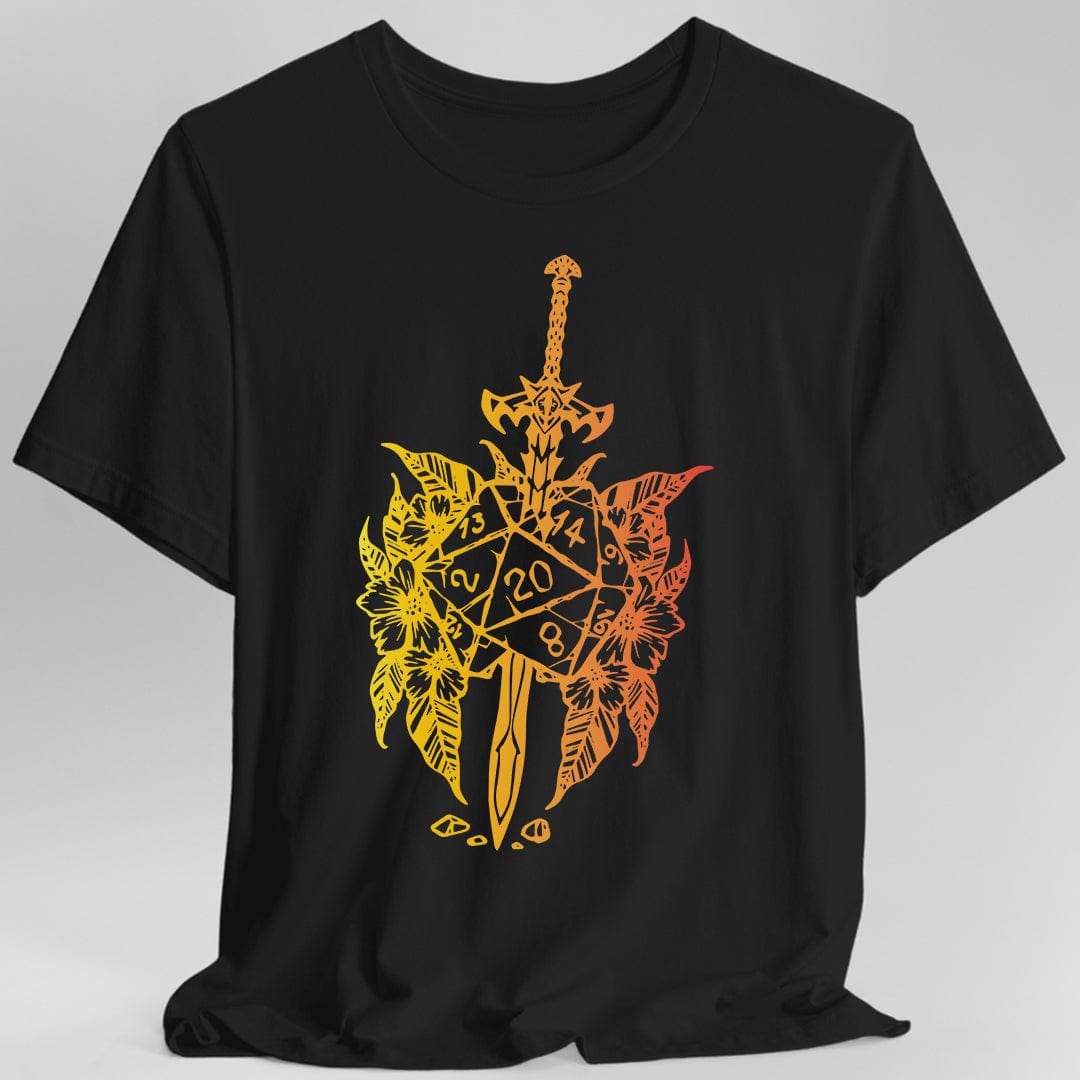 D&D Sword D20 T-shirt