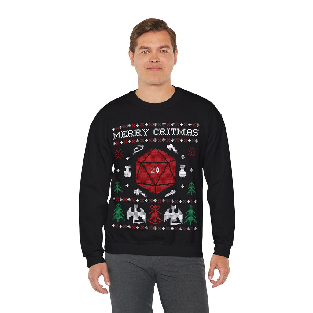 D&D Ugly Christmas Sweater Sweatshirt