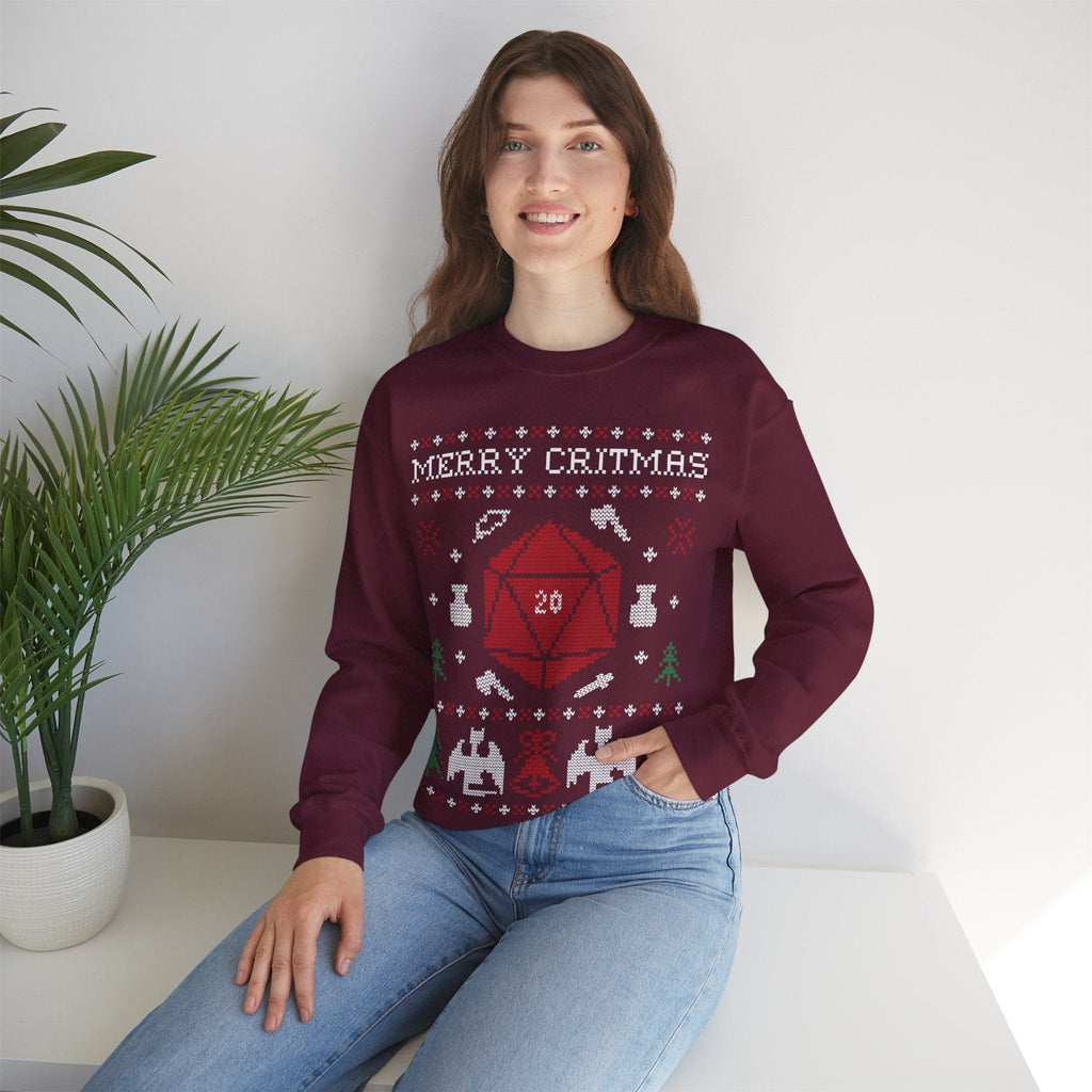 D&D Ugly Christmas Sweater Sweatshirt