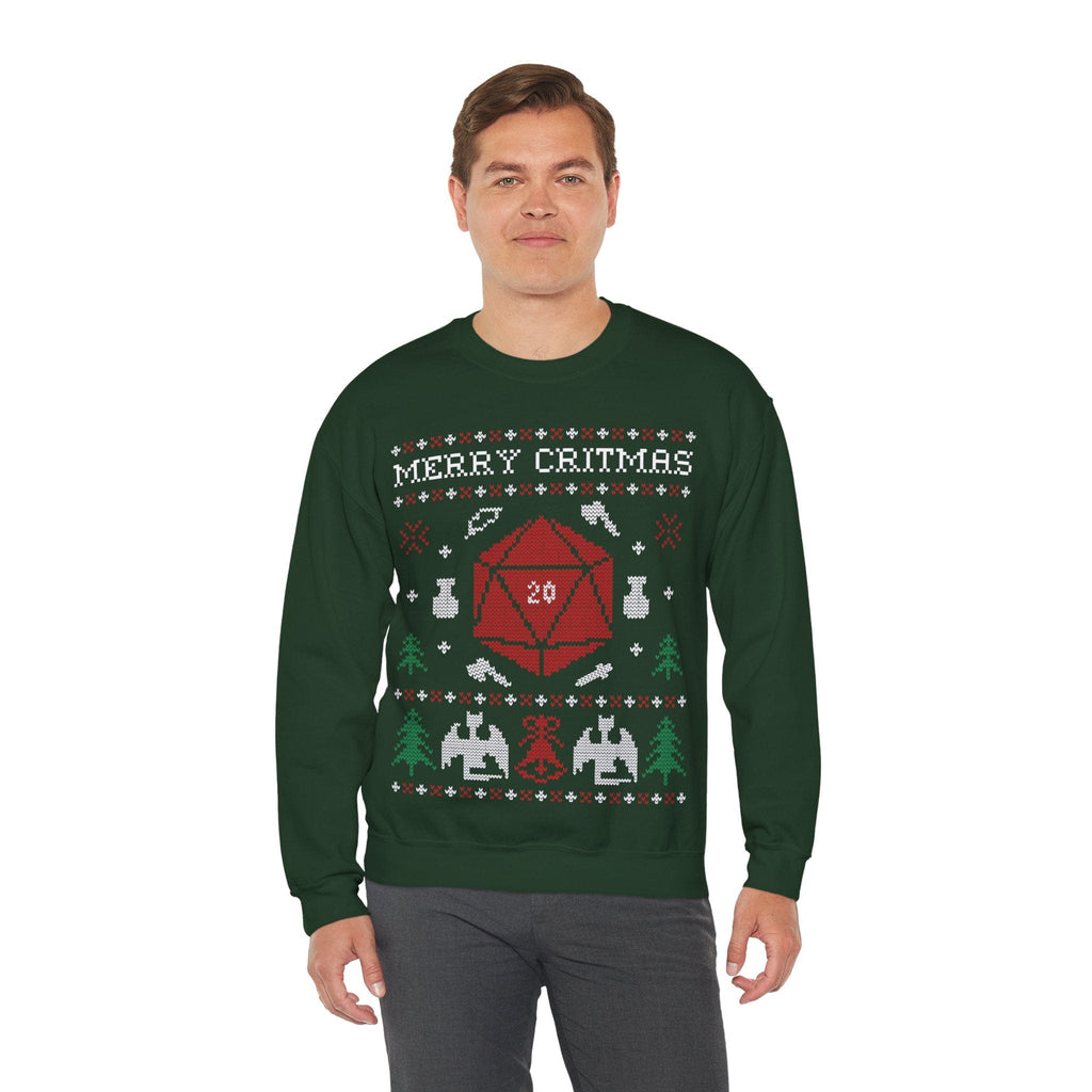 D&D Ugly Christmas Sweater Sweatshirt