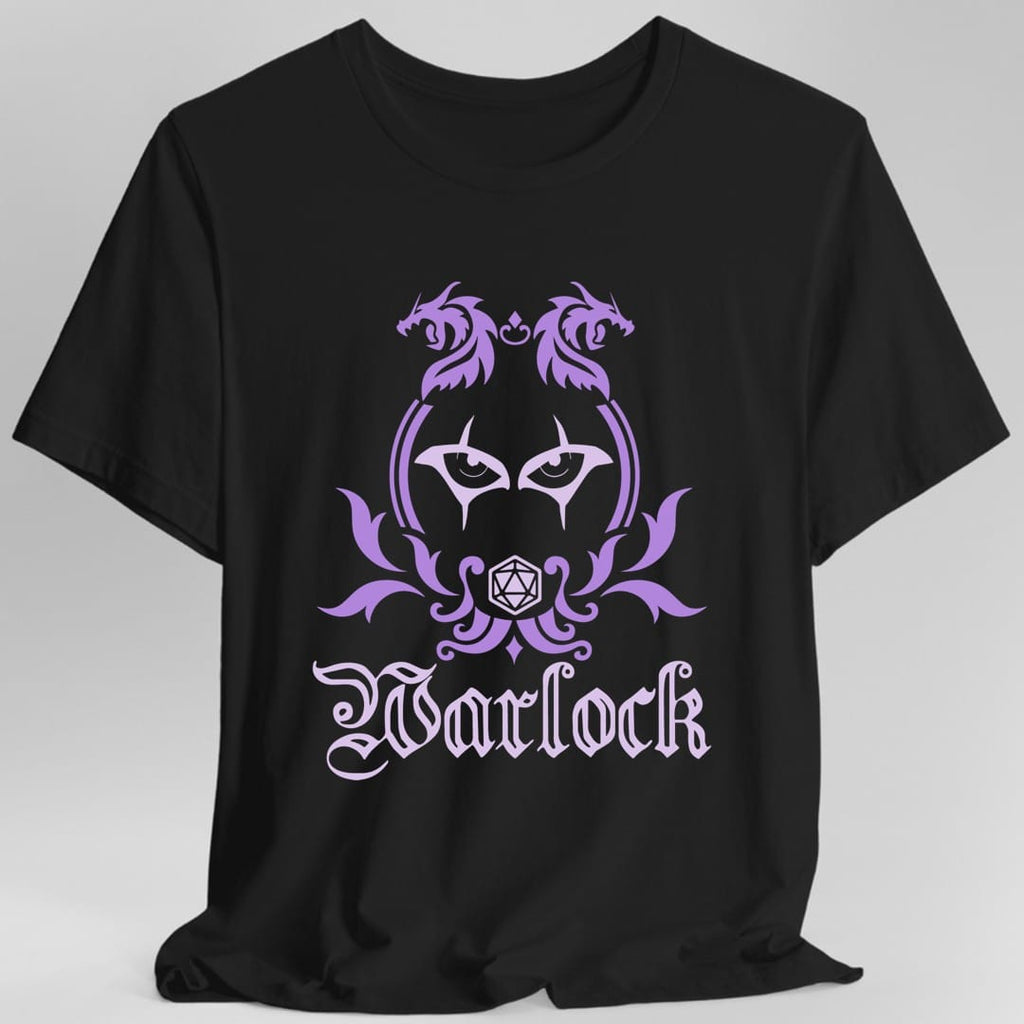D&D Warlock Class Simple Emblem T-Shirt