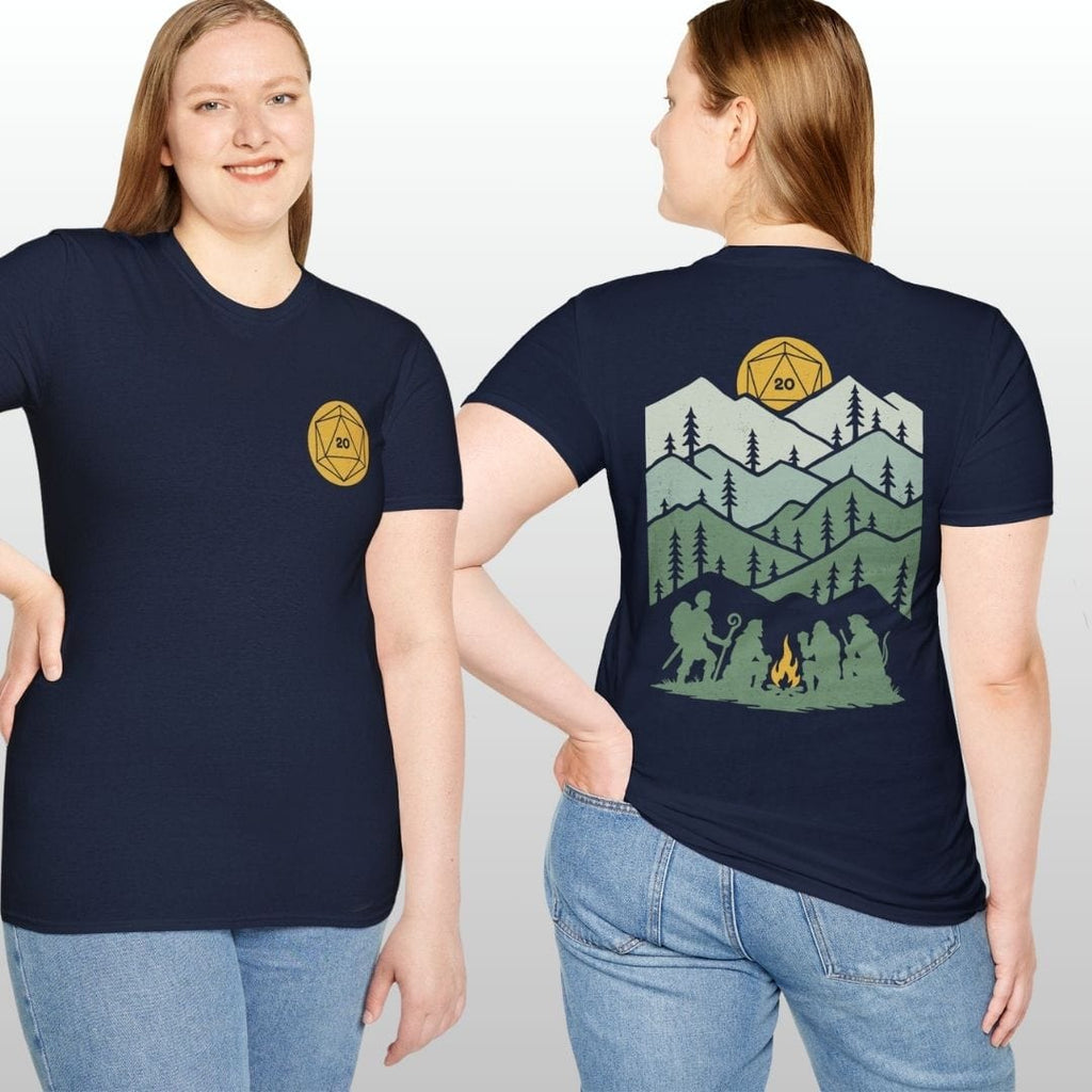 D20 Landscape Front & Back T-Shirt