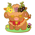 Pride Cow: Non-Binary Rainbow LGBTQIA+ Enamel Pin