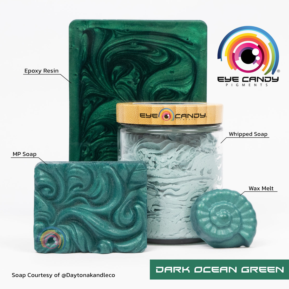 Dark Ocean Green