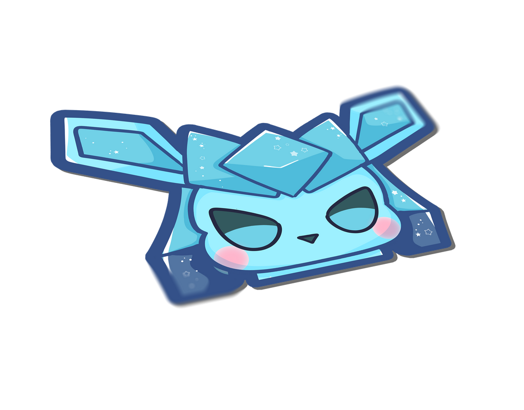 Pokemon: Glaceon Eeveelution Peeker