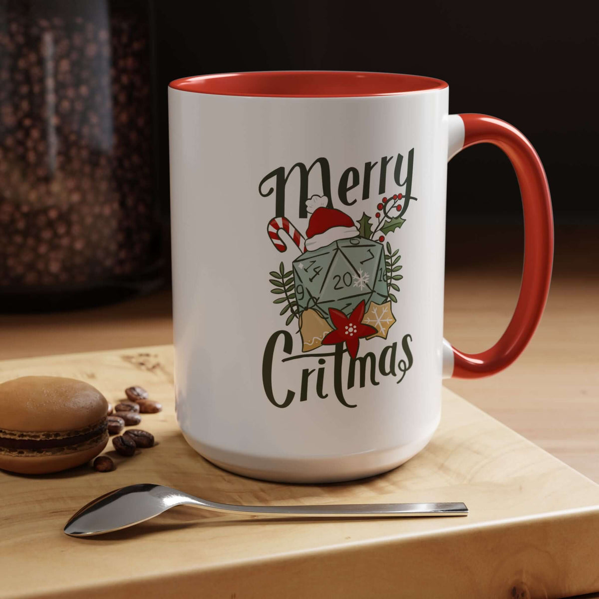 D&D Christmas Mug