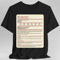 D&D Husband Stat Block T-Shirt