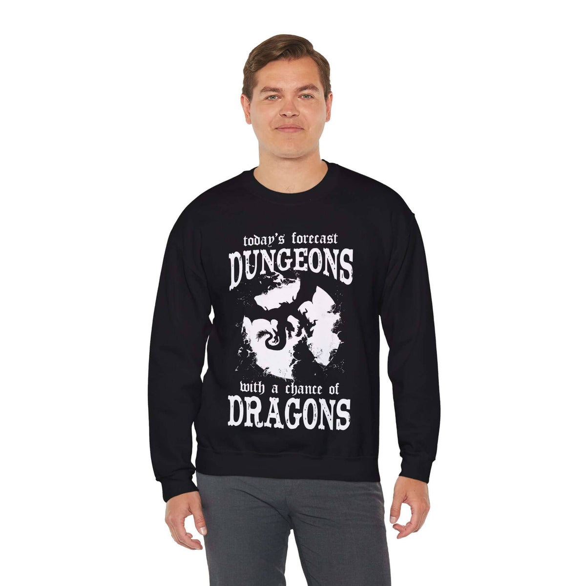 DND Sweatshirt - Funny Weather Forecast