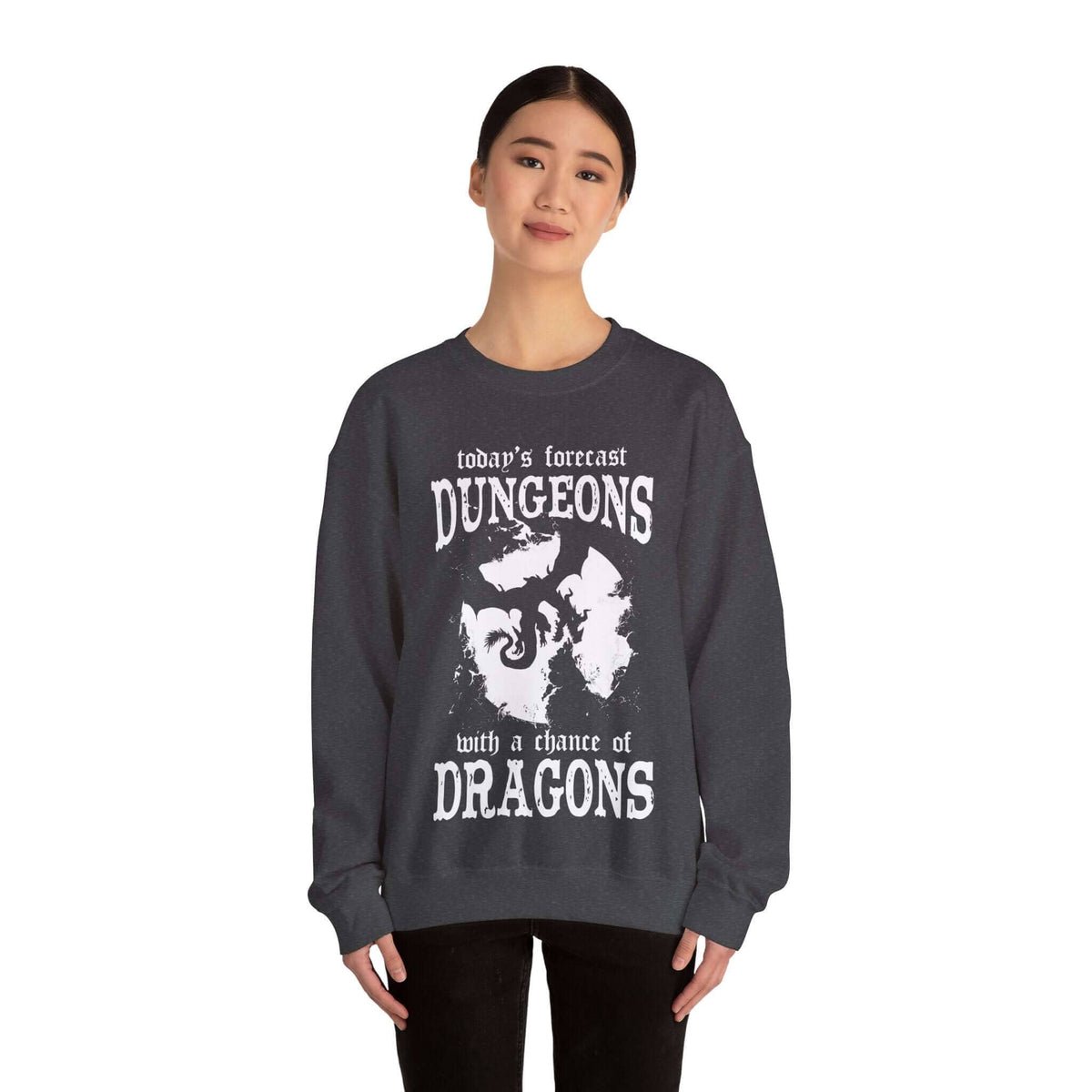 DND Sweatshirt - Funny Weather Forecast