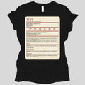 DnD Wife Stat Block Women's T-Shirt